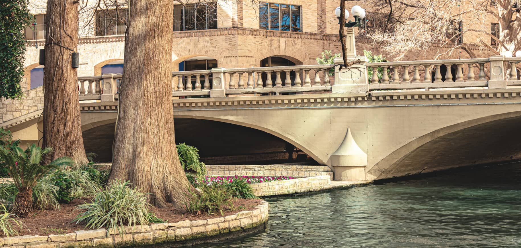 san antonio bridge near water